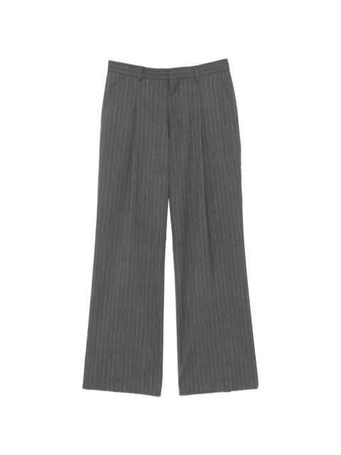 SANDRO pinstripe-pattern pleated trousers
