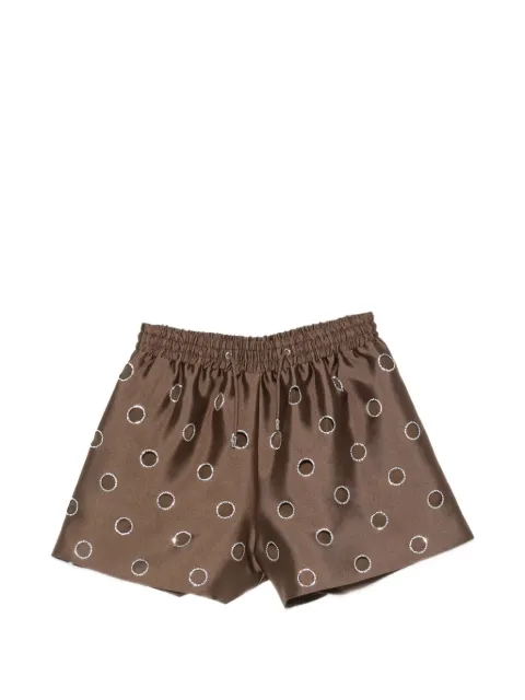 SANDRO shorts con detalles de strass