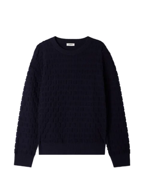 SANDRO jacquard-knit sweater