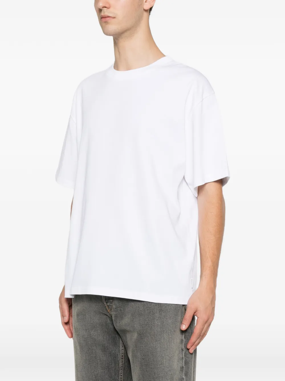 SANDRO Oversized T-shirt met ronde kraag Wit