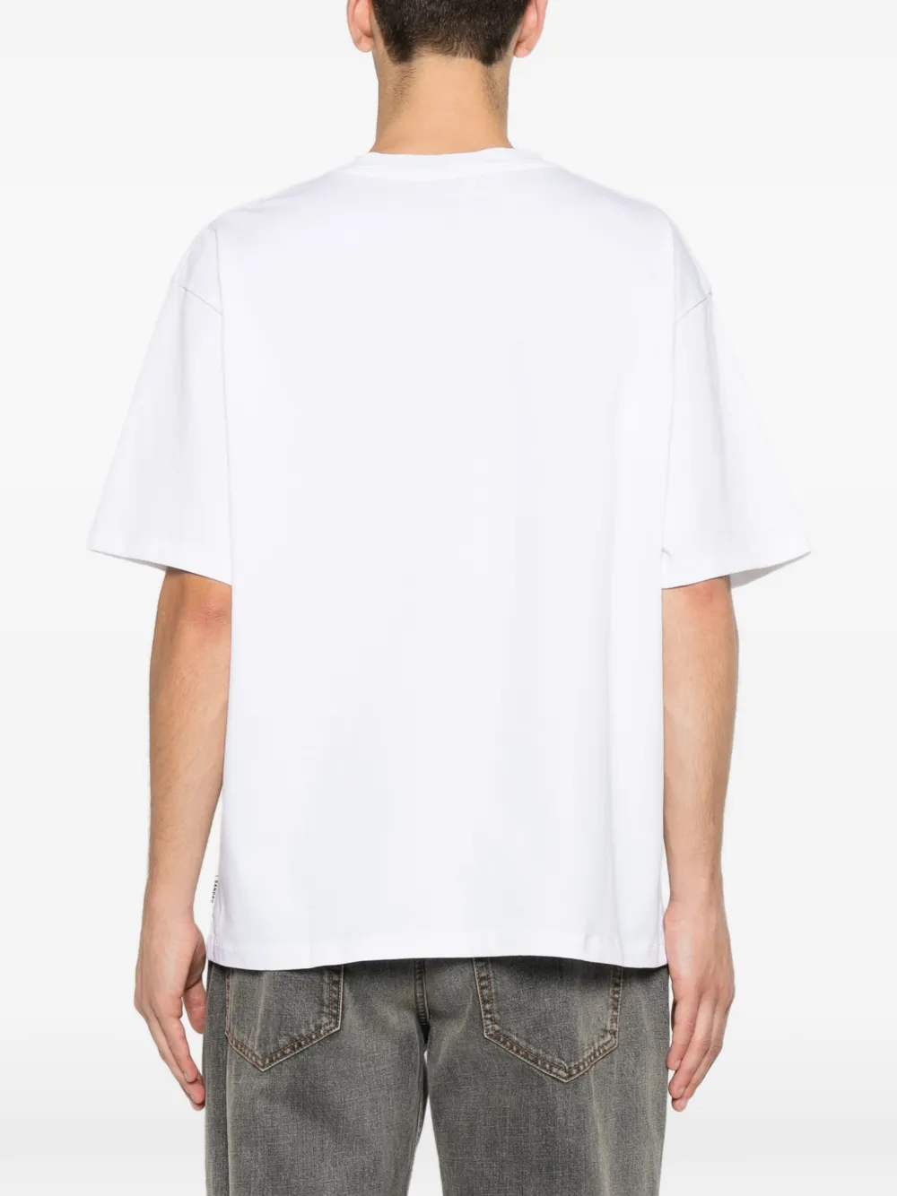 SANDRO Oversized T-shirt met ronde kraag Wit
