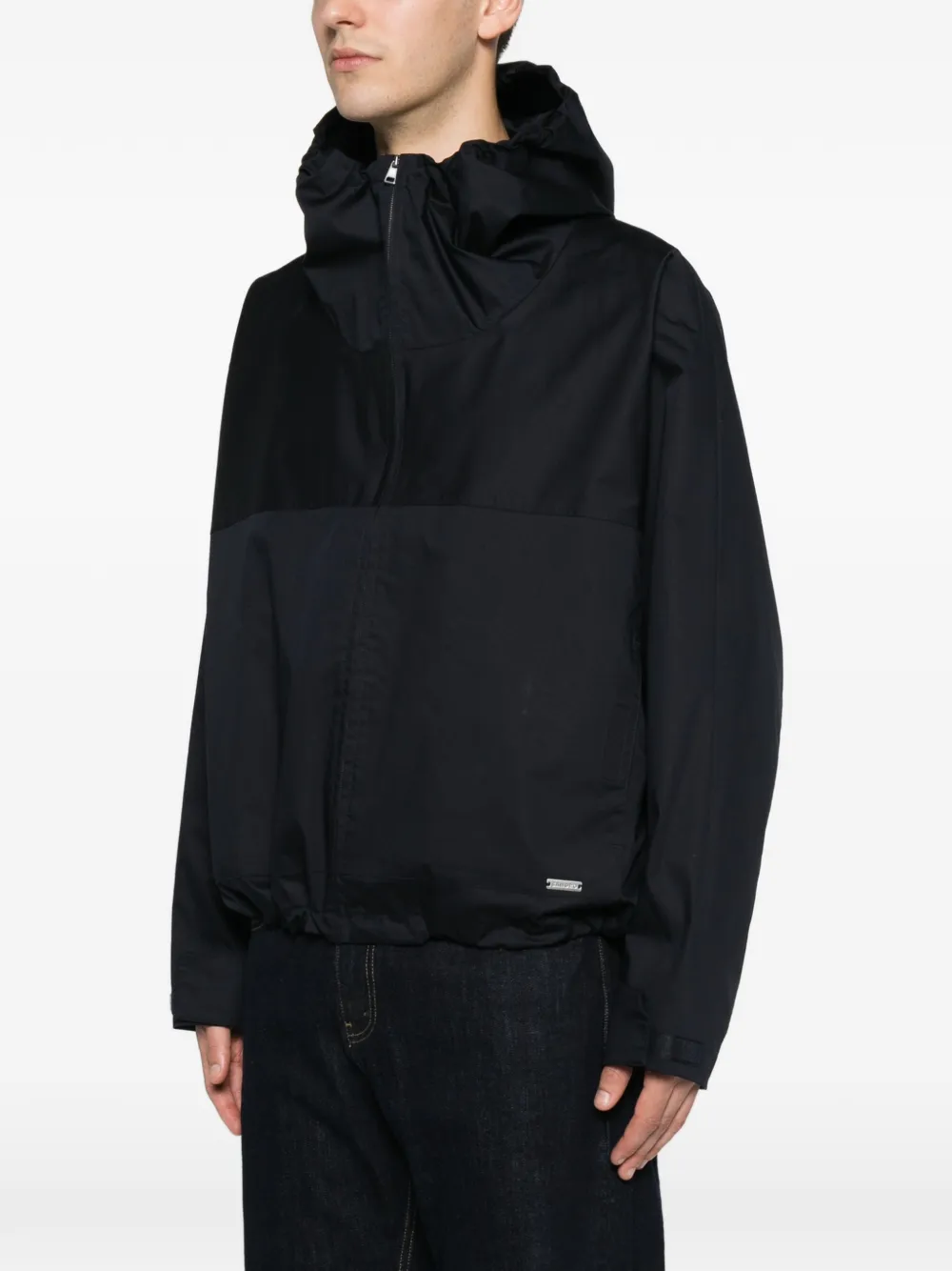 SANDRO Jack met capuchon en rits Blauw