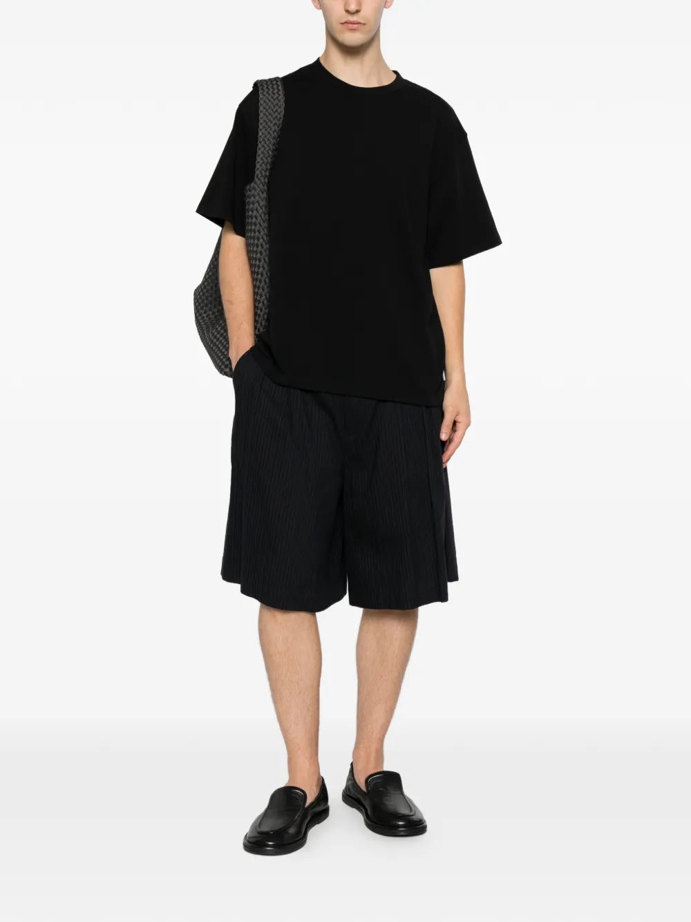 SANDRO Oversized T-shirt met korte mouwen Zwart
