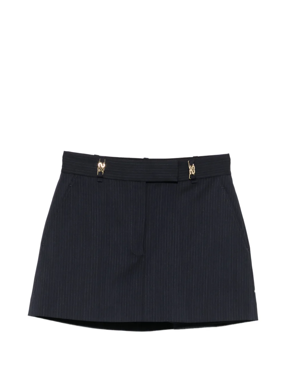 SANDRO pinstripe skort - Blue