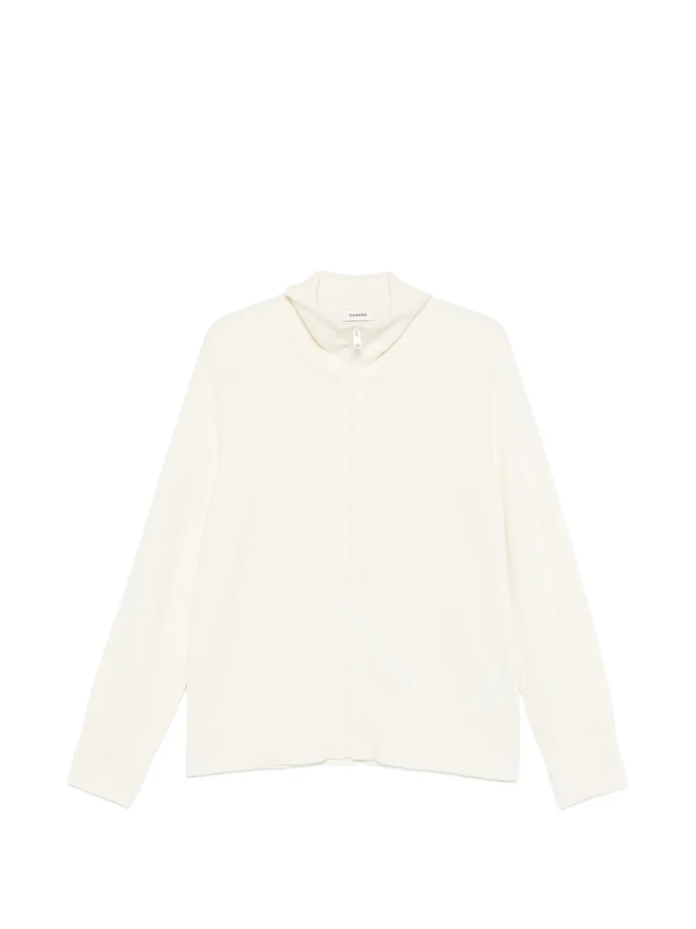 SANDRO zip-up cardigan - Neutrals