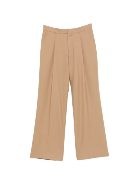 SANDRO pleated wide-leg trousers