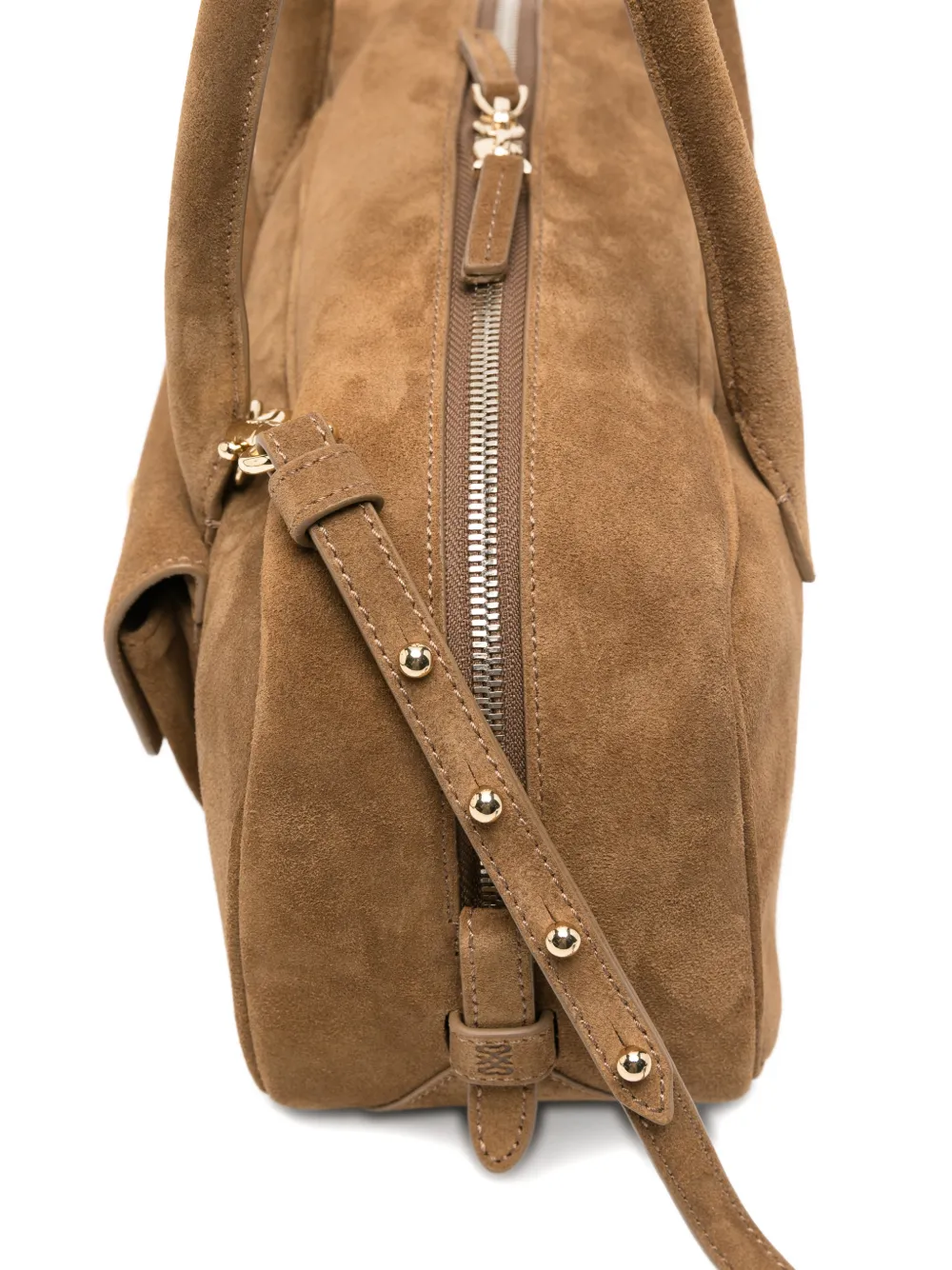 SANDRO Schoudertas met ritssluiting Beige