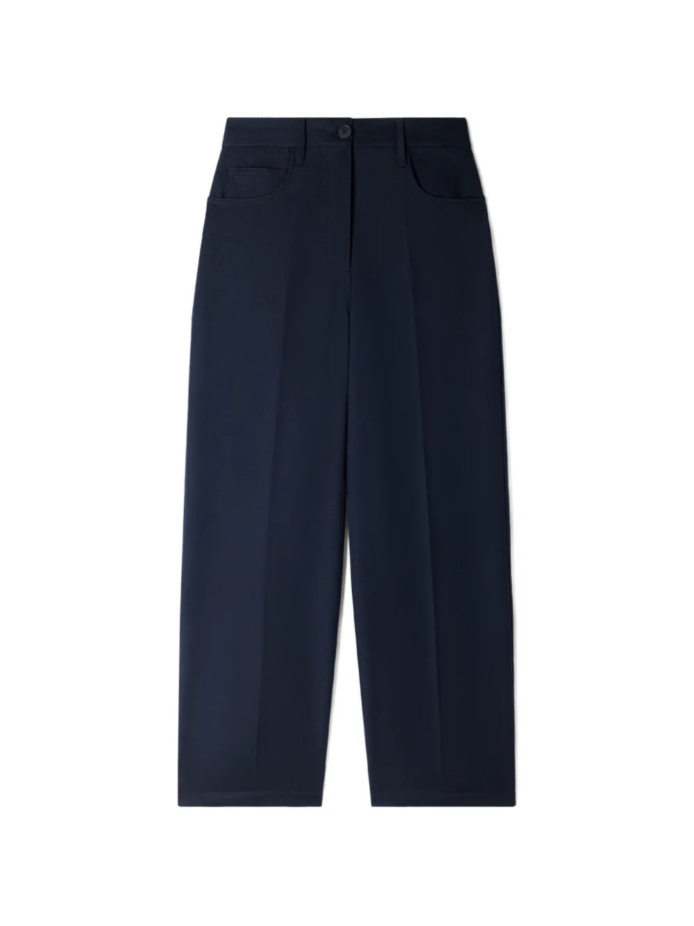 SANDRO High-waist palazzo broek met wijde pijpen Blauw