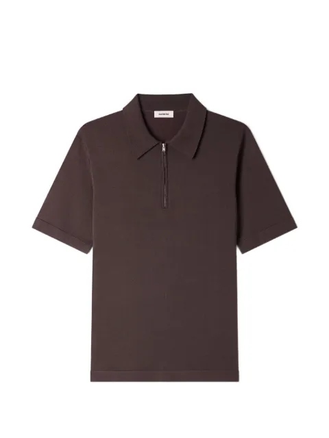 SANDRO chemise à fermeture zippée