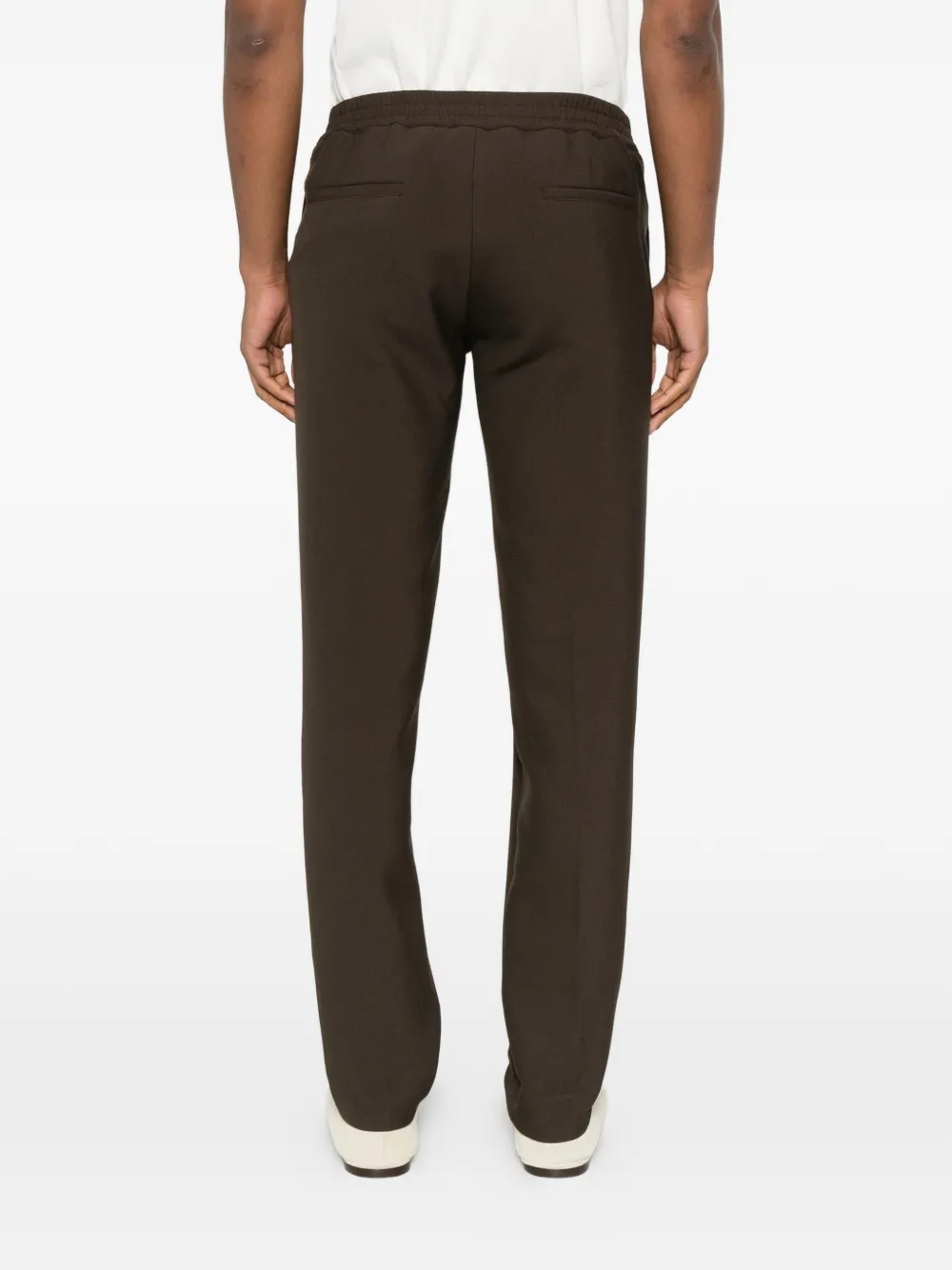 SANDRO Jeans met monogram-print Bruin