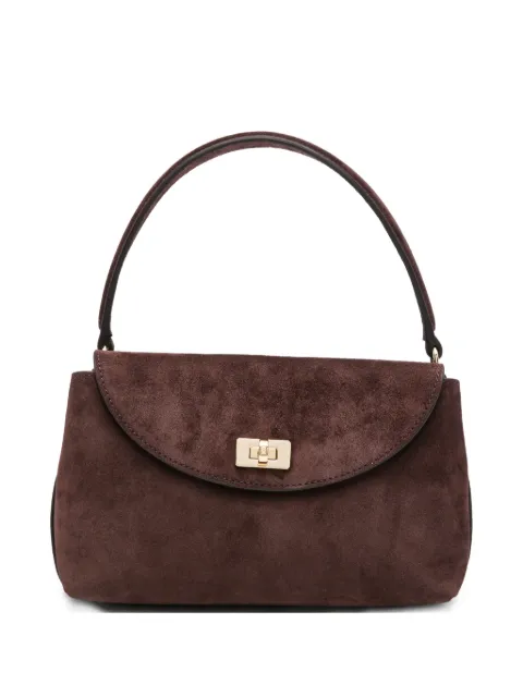 SANDRO Le Mini Grand Bazaar suede tote bag