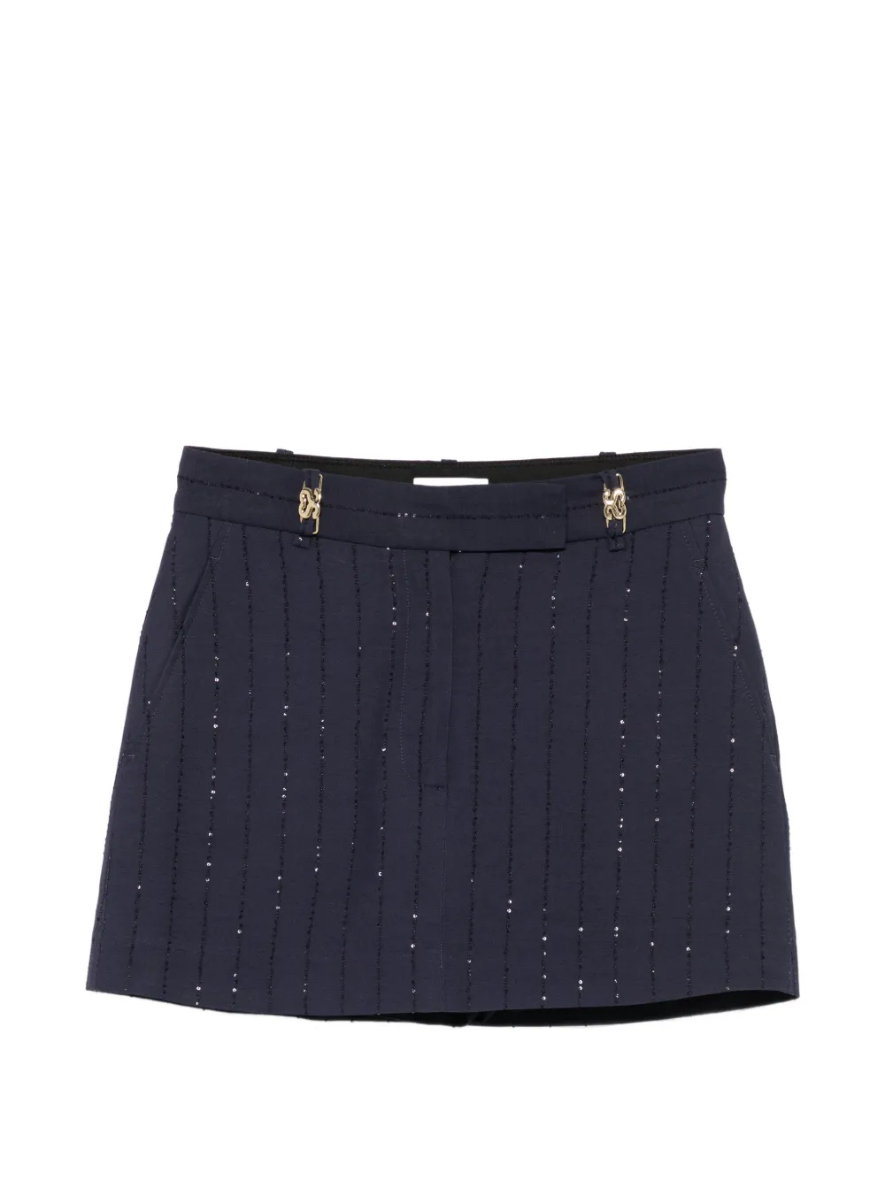 SANDRO Shorts con paillettes - Blu
