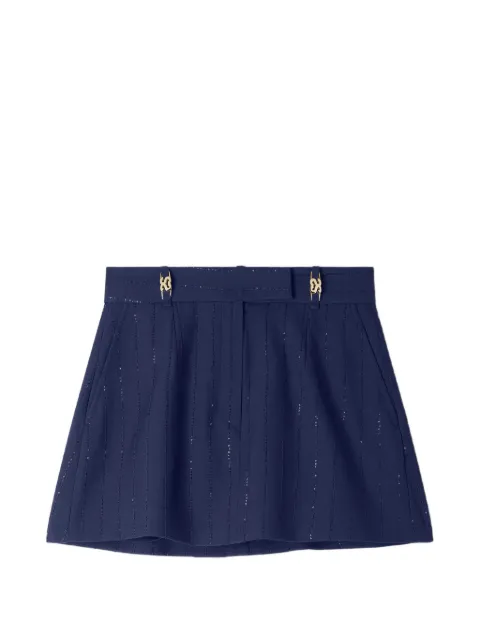 SANDRO striped sequin skort