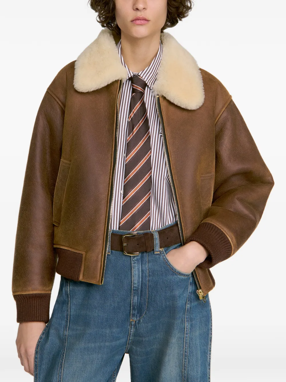 SANDRO Lammy jack Bruin