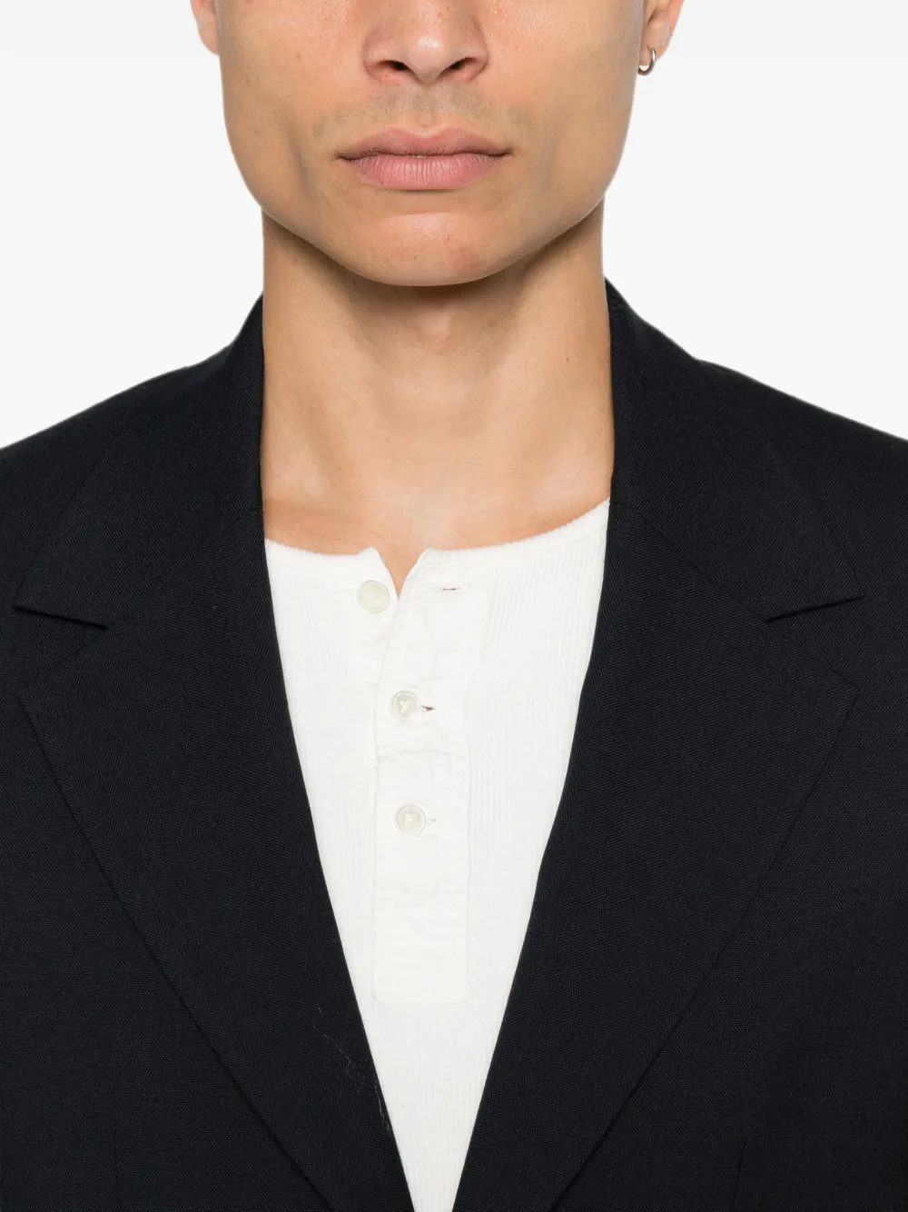 SANDRO Blazer met enkele rij knopen Blauw