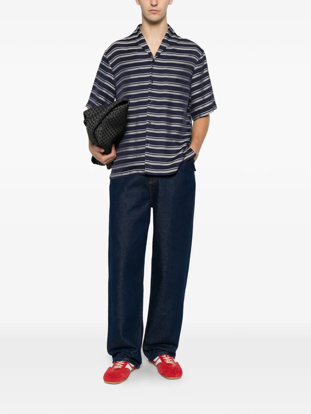  Sandro Camicia A Righe - Blu 