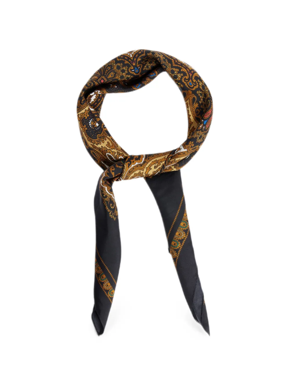 SANDRO Sjaal met paisley-print Zwart
