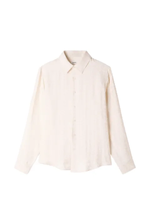 SANDRO square Cross loose-fit shirt