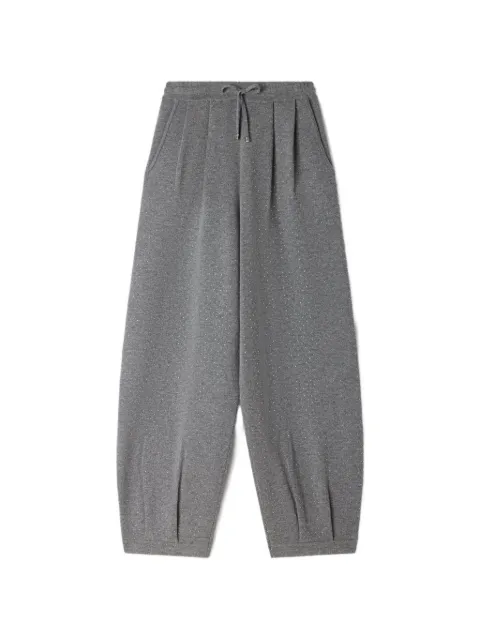 SANDRO pantalones con pliegues y detalles de strass