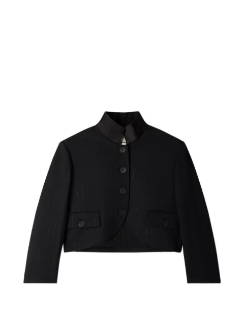 SANDRO short jacket with standing collar