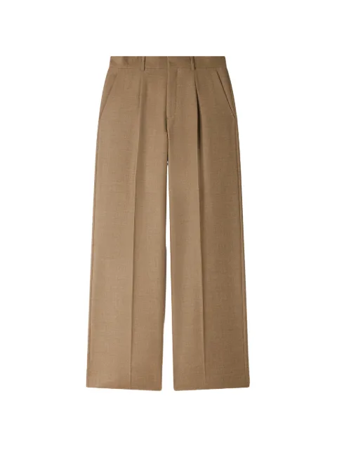 SANDRO pantalon à détails plissés
