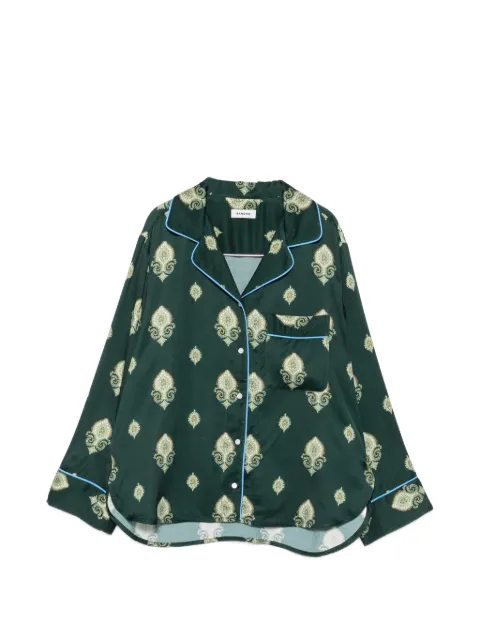 SANDRO paisley-print long-sleeve shirt