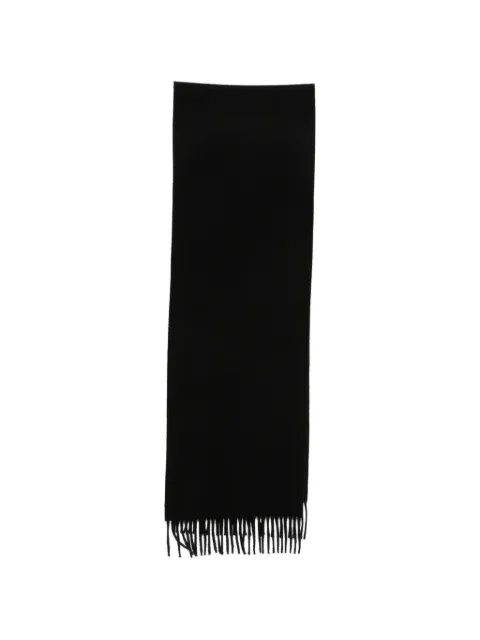 SANDRO fringed wool scarf