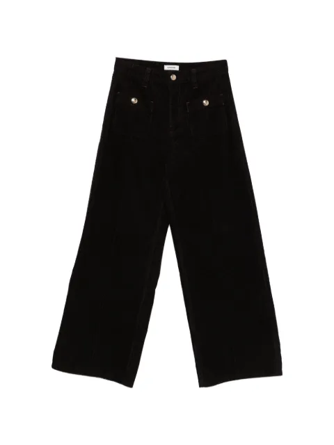 SANDRO corduroy wide-leg trousers