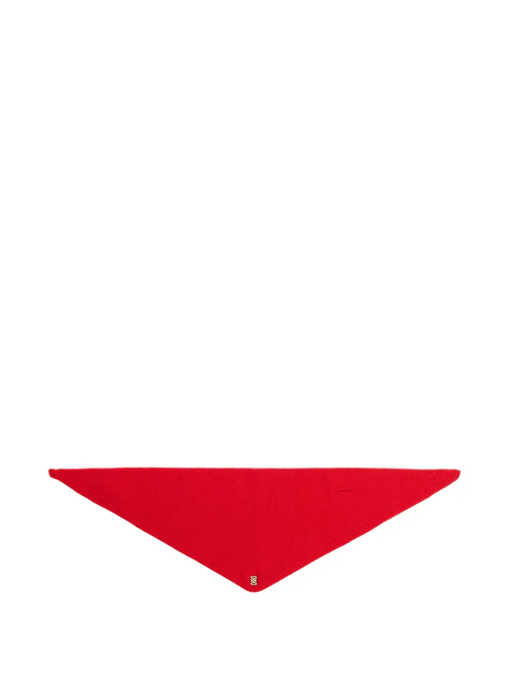 Sandro Tie-up Wool Bandana In Red