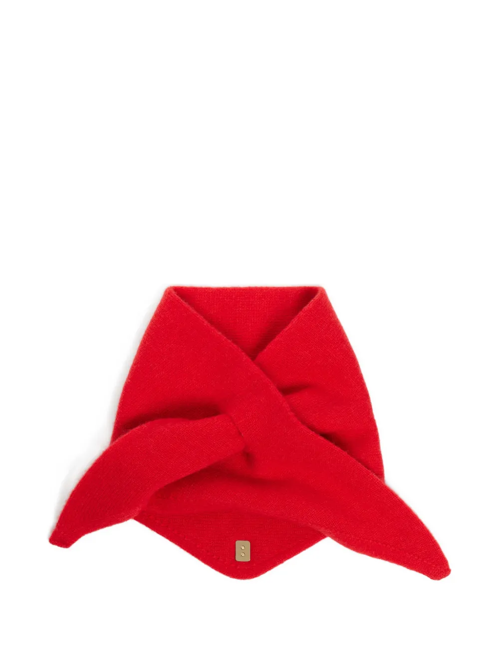SANDRO Sjaal met logoplakkaat Rood