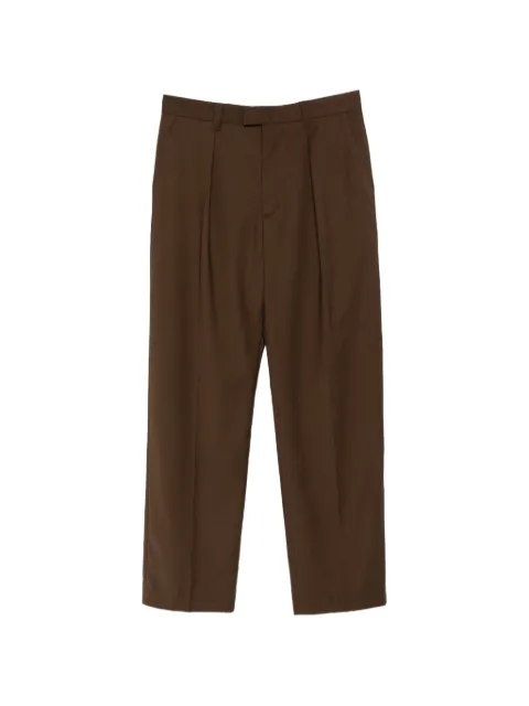 SANDRO Gerard pleated wide-leg trousers
