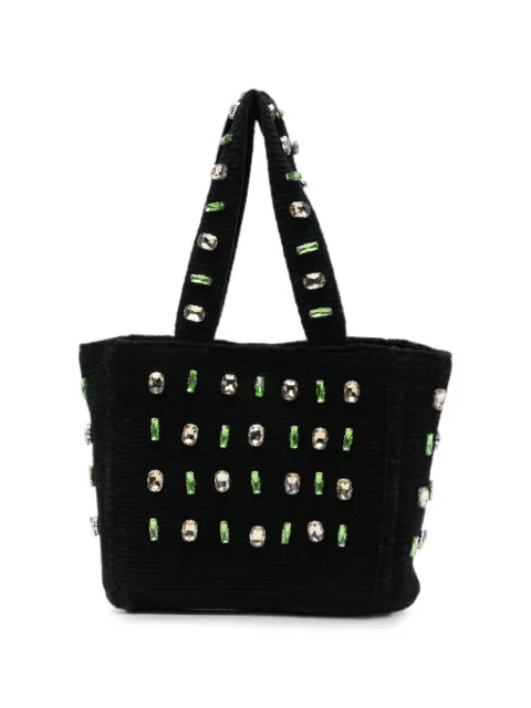 SANDRO tote con detalles de cristal
