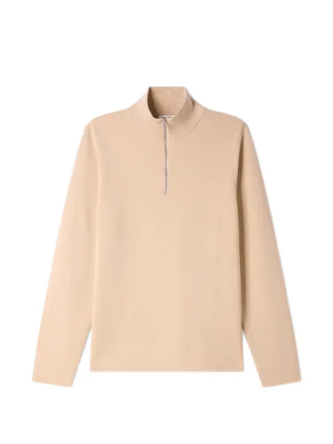 SANDRO sweat à col zippé