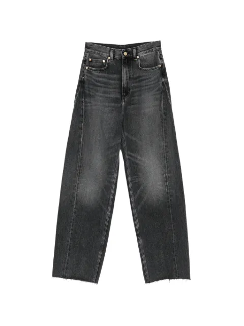 SANDRO Ausgeblichene Jeans mit offenem Saum