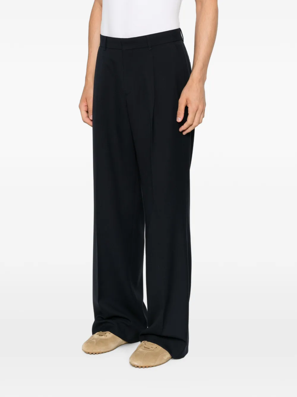 SANDRO Pantalon Blauw