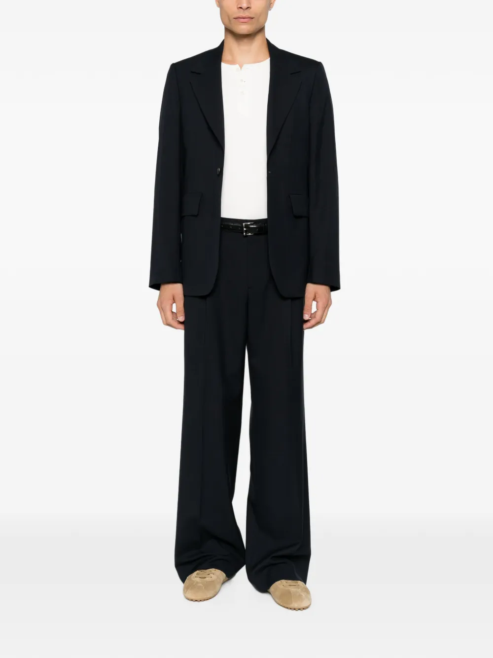 SANDRO Pantalon Blauw