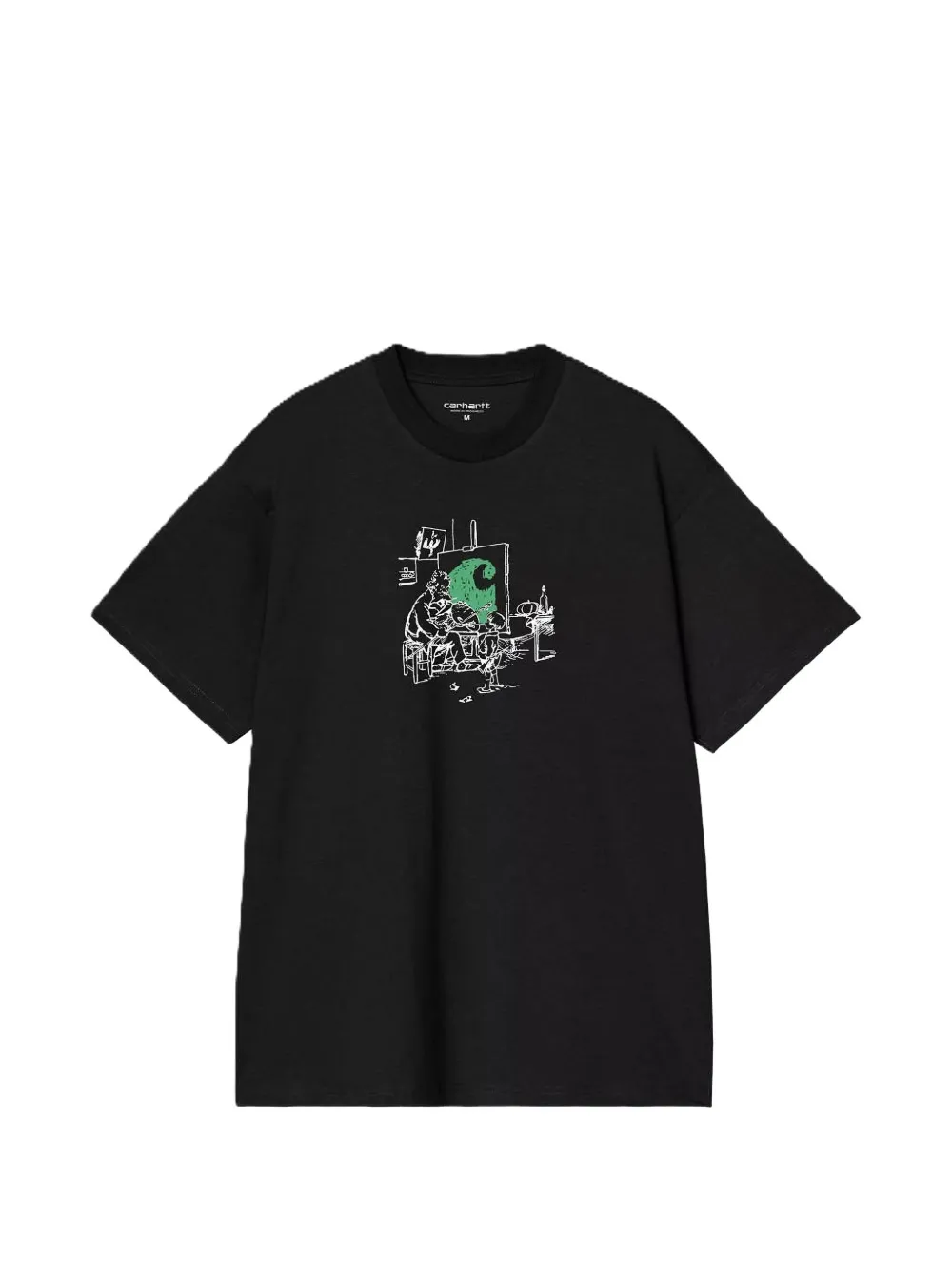 Carhartt WIP graphic-print T-shirt Zwart