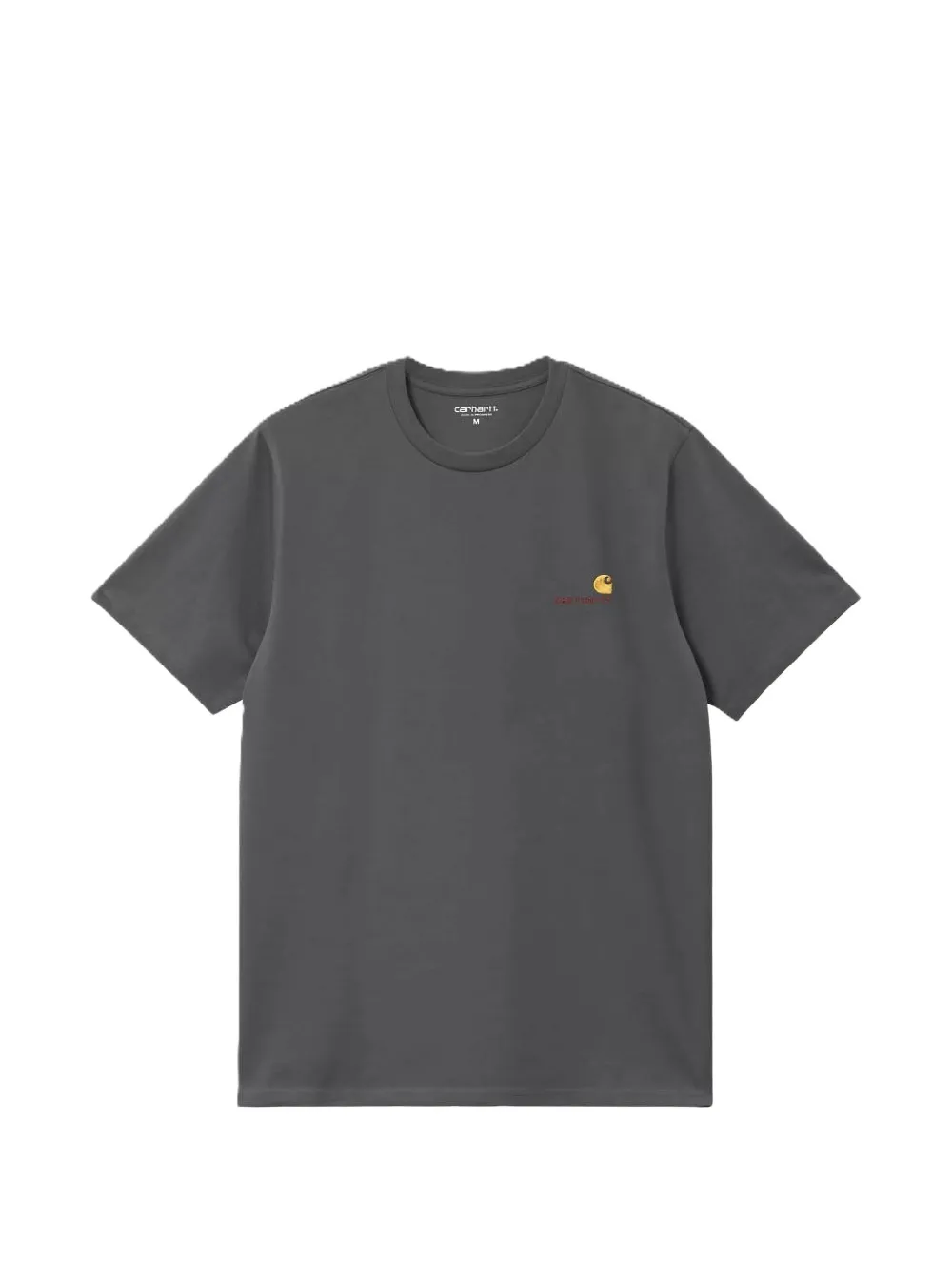 Carhartt WIP logo-embroidered cotton T-shirt - Grigio
