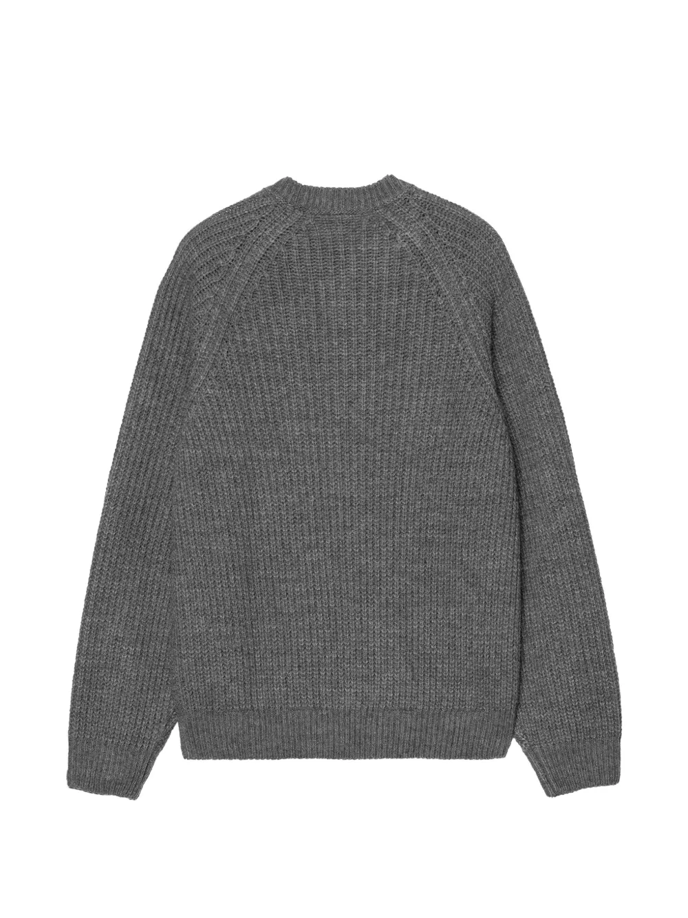 Carhartt WIP Firth ribgebreide trui met raglanmouwen Grijs