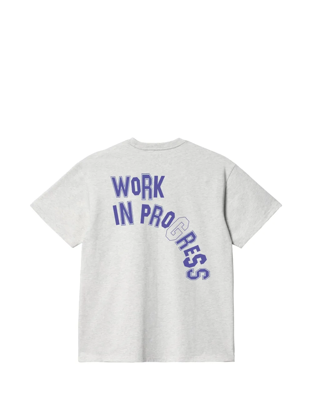Carhartt WIP Built Different logoprint T-shirt met korte mouwen Grijs