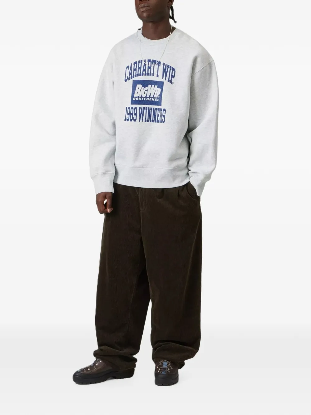 Carhartt WIP 1989 Winners graphic-print sweater Grijs
