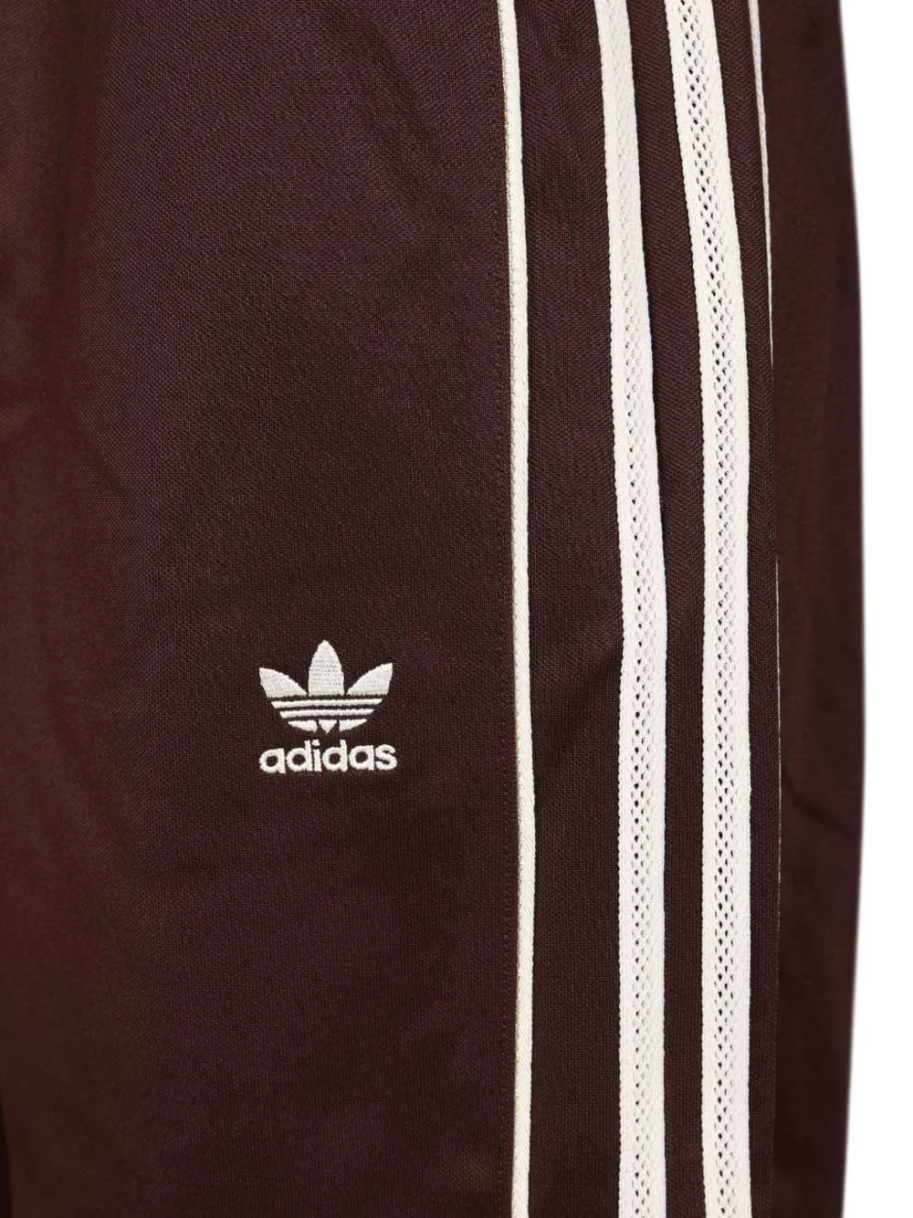 adidas x Hales Bonner trainingsbroek met geborduurd logo en zijstreep Bruin