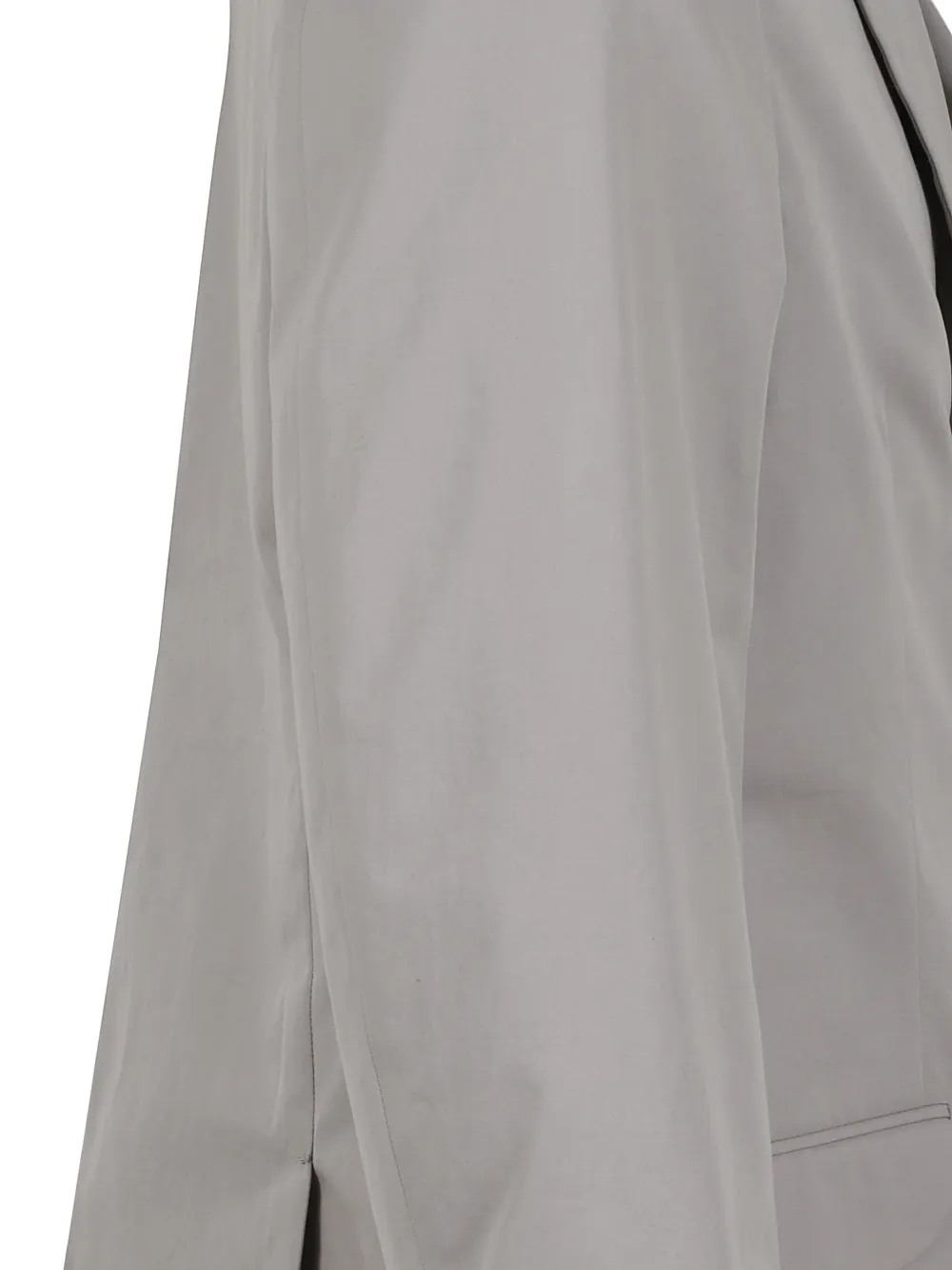 Jil Sander Blazer met enkele rij knopen Grijs
