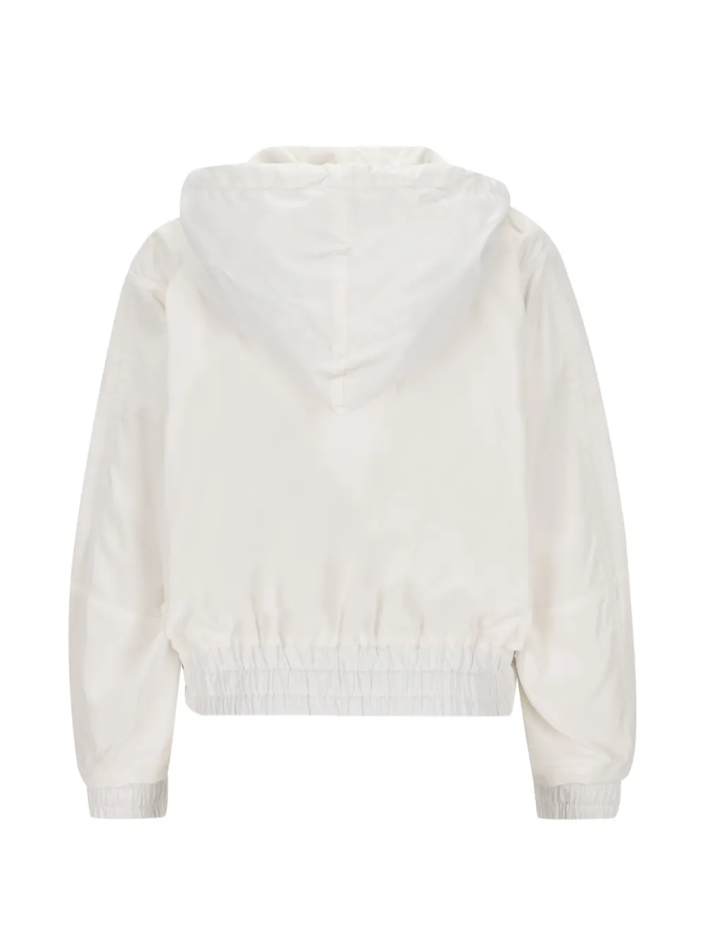 FENDI Jack met capuchon en ritsdetail Wit