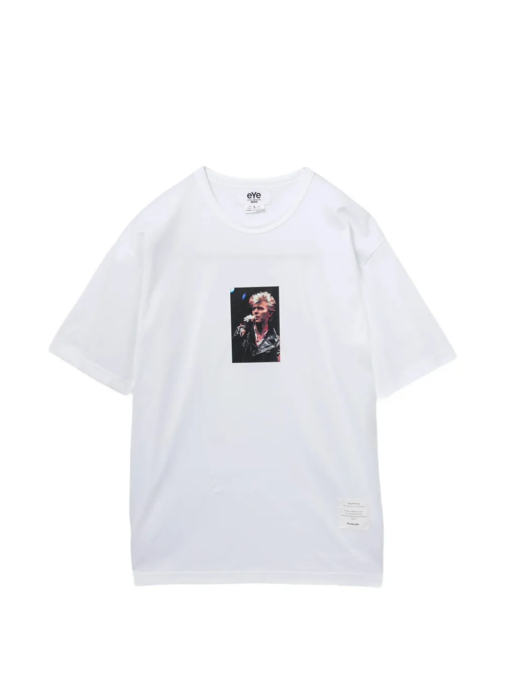 Junya Watanabe David Bowie graphic-print T-shirt - Weiß