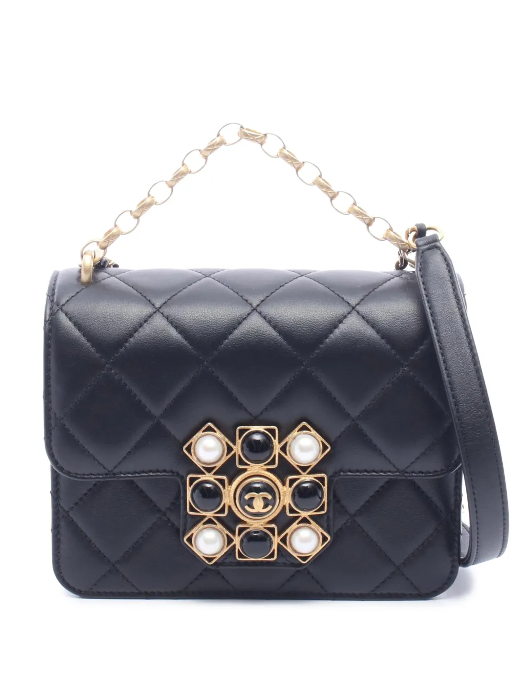 CHANEL Pre-Owned Borsa a tracolla trapuntata CC 2020 - Nero