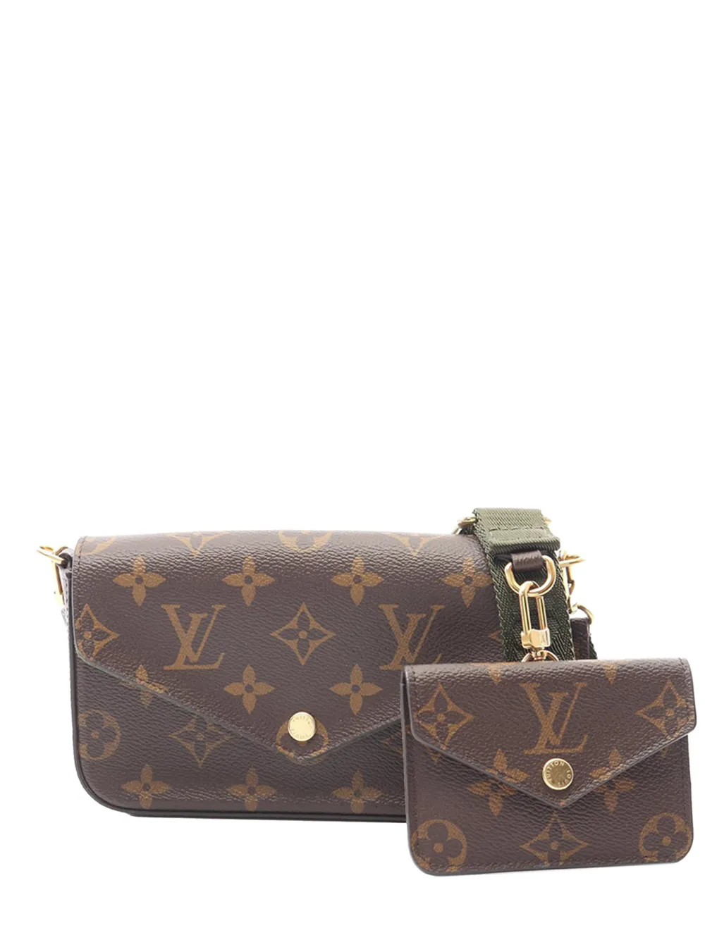 Louis Vuitton Pre-Owned 2021-2026 Monogram Felicie Strap And Go crossbody bag - Braun