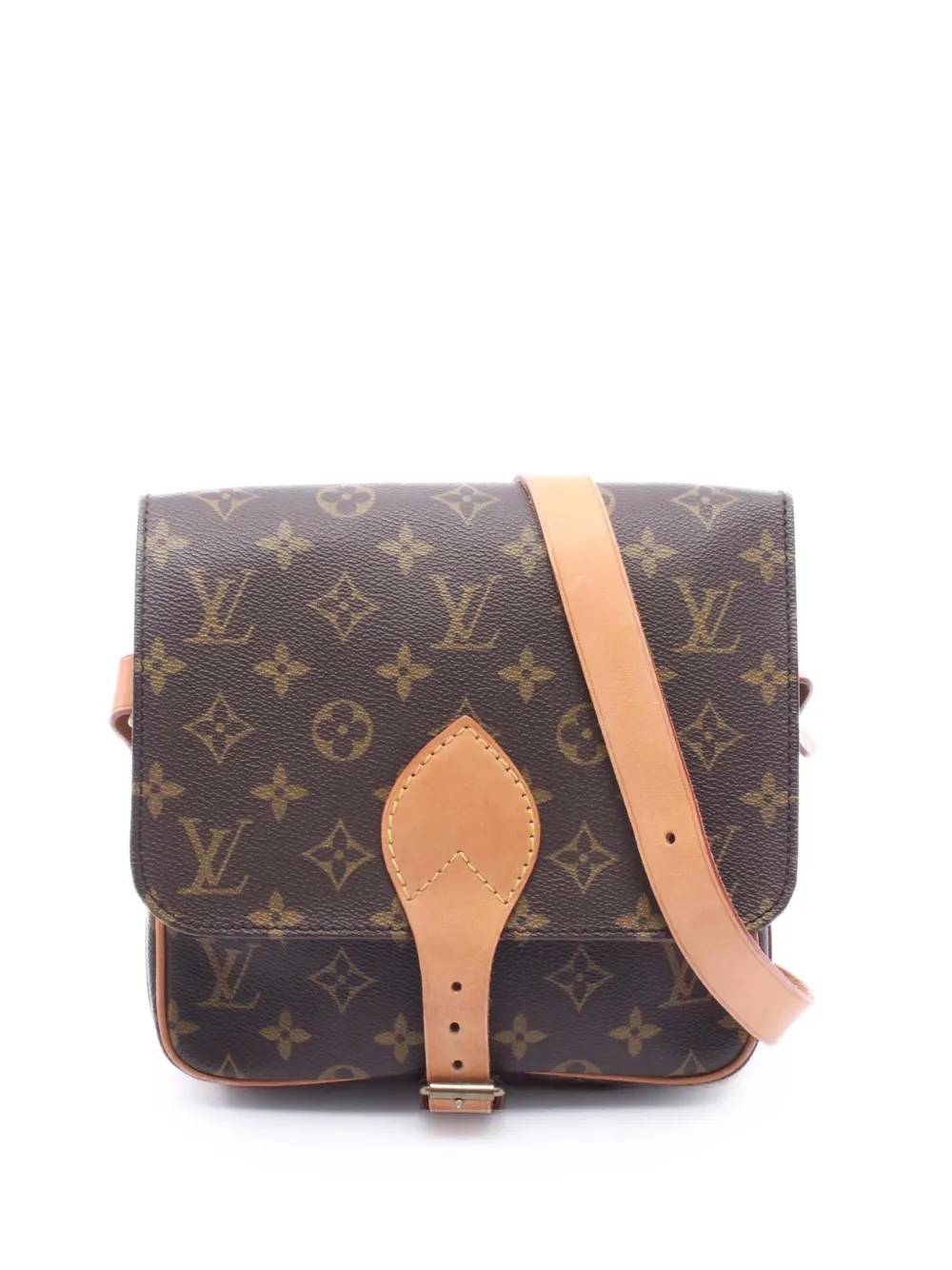 Louis Vuitton Pre-Owned 1988 Monogram Cartouchiere MM crossbody bag - Marrone
