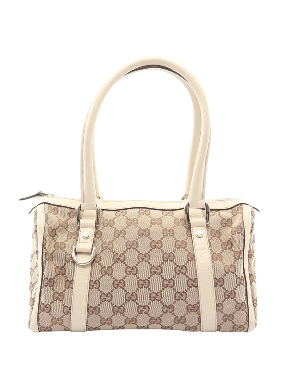 Gucci Pre-Owned 2000-2015 GG Canvas Abbey D Ring boston bag - Toni neutri