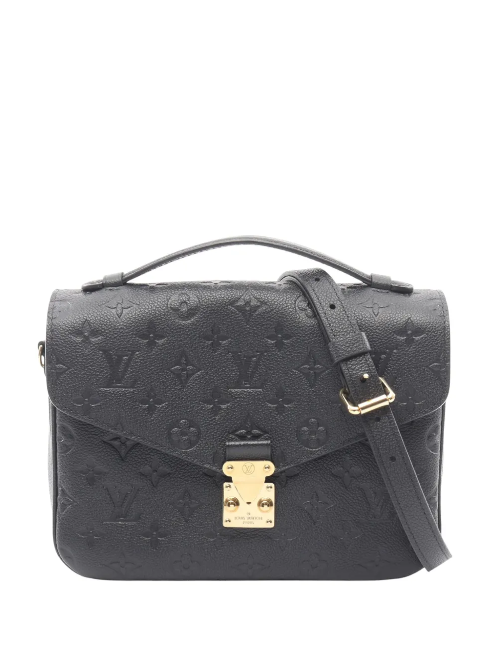 Louis Vuitton Pre-Owned 2010-2026 Monogram Empreinte Pochette Metis satchel - Black
